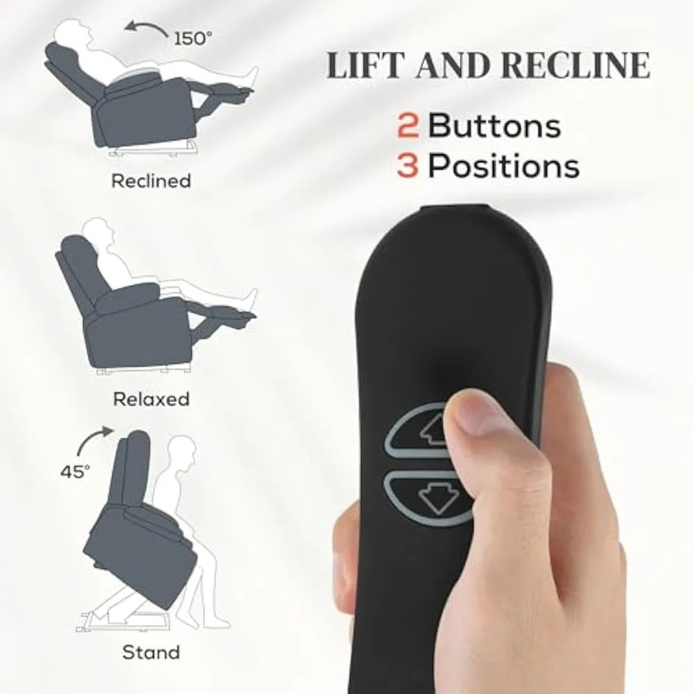 Power Lift Recliner Chair for Seniors with Massage and Heat