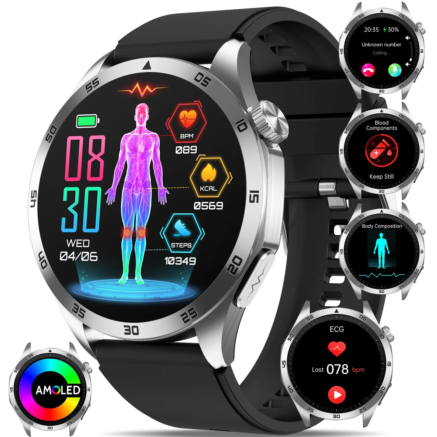Marsyu 2026 New Nursing Grade Smart Watch
