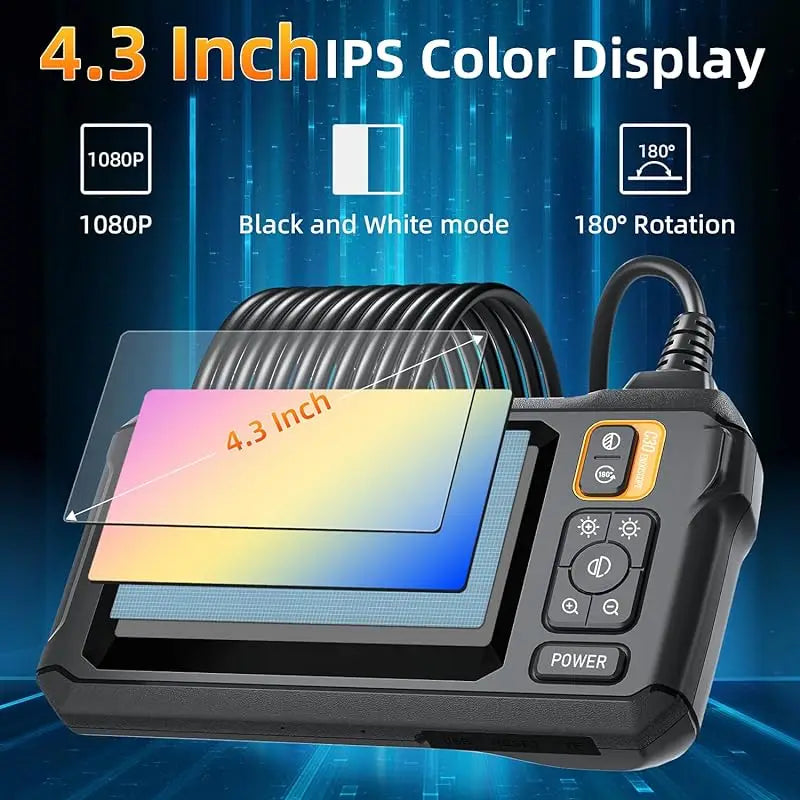 INSKAM 4.3inch IPS Screen Industrial Endoscope Camera