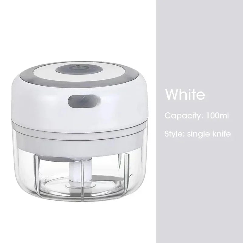 Mini Wireless Electric Garlic Crusher 100ml/250ml Portable