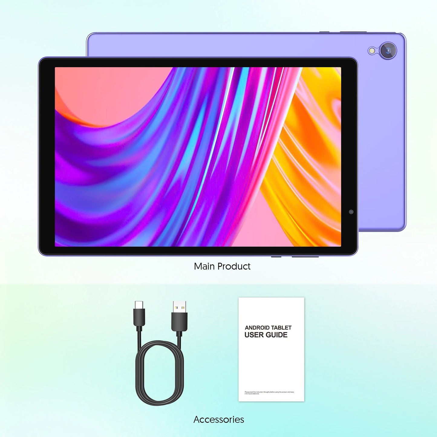 BAKEN 10-inch Android Tablet, 4GB (2g+2g memory expansion) RAM+32GB ROM