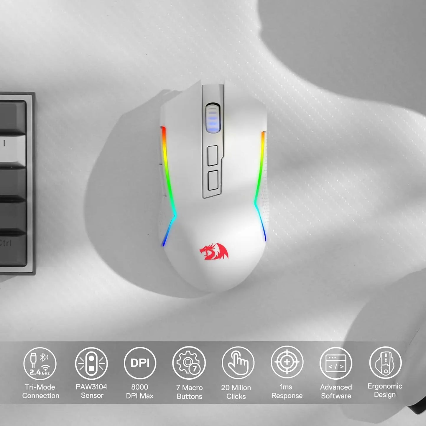 Redragon M693 Wireless/Wired BT