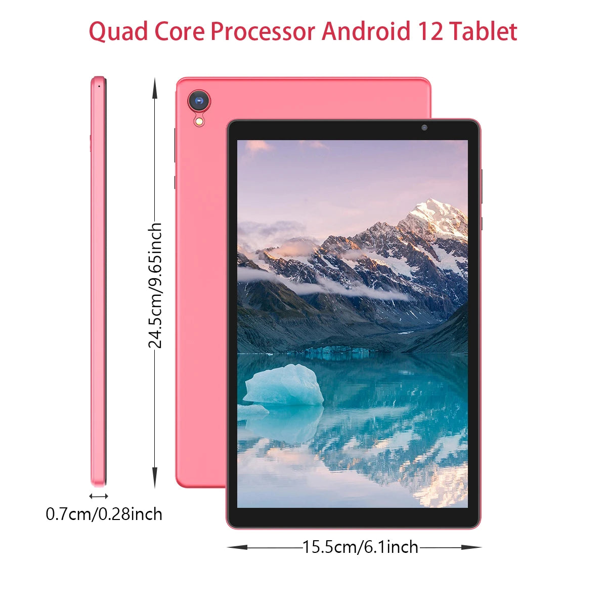 BAKEN 10" Android Tablet, Quad-core Processor, Bluetooth, Wi-Fi