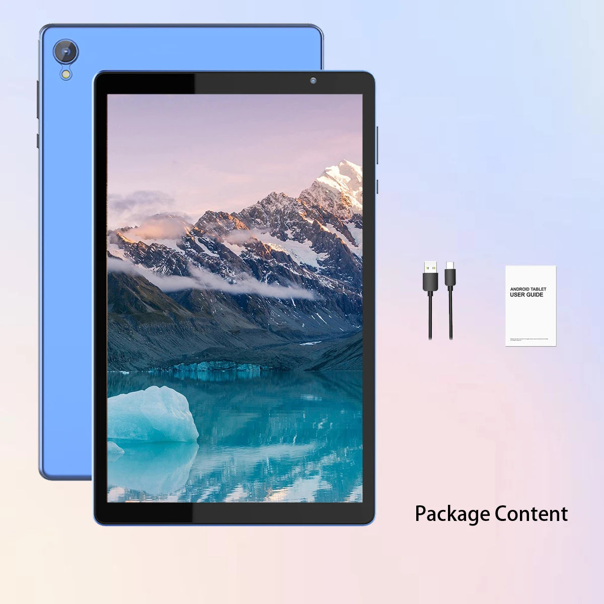 BAKEN 10" Android Tablet, Quad-core Processor, Bluetooth, Wi-Fi