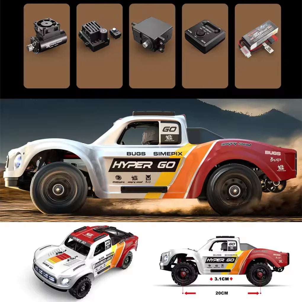 MJX HYPER GO 14211 Racing Car 1/14 Short Truck 45A ESC Brushless Motor