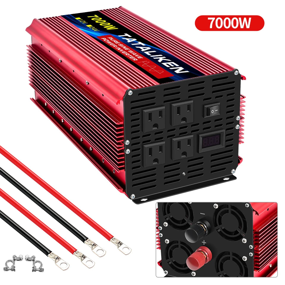 TATALIKEN Pure Sine Wave Inverter Portable Power