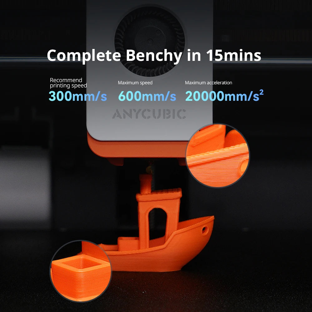 Anycubic Kobra S1 Combo Multi-Color 3D Printer Max Speed 600mm/s