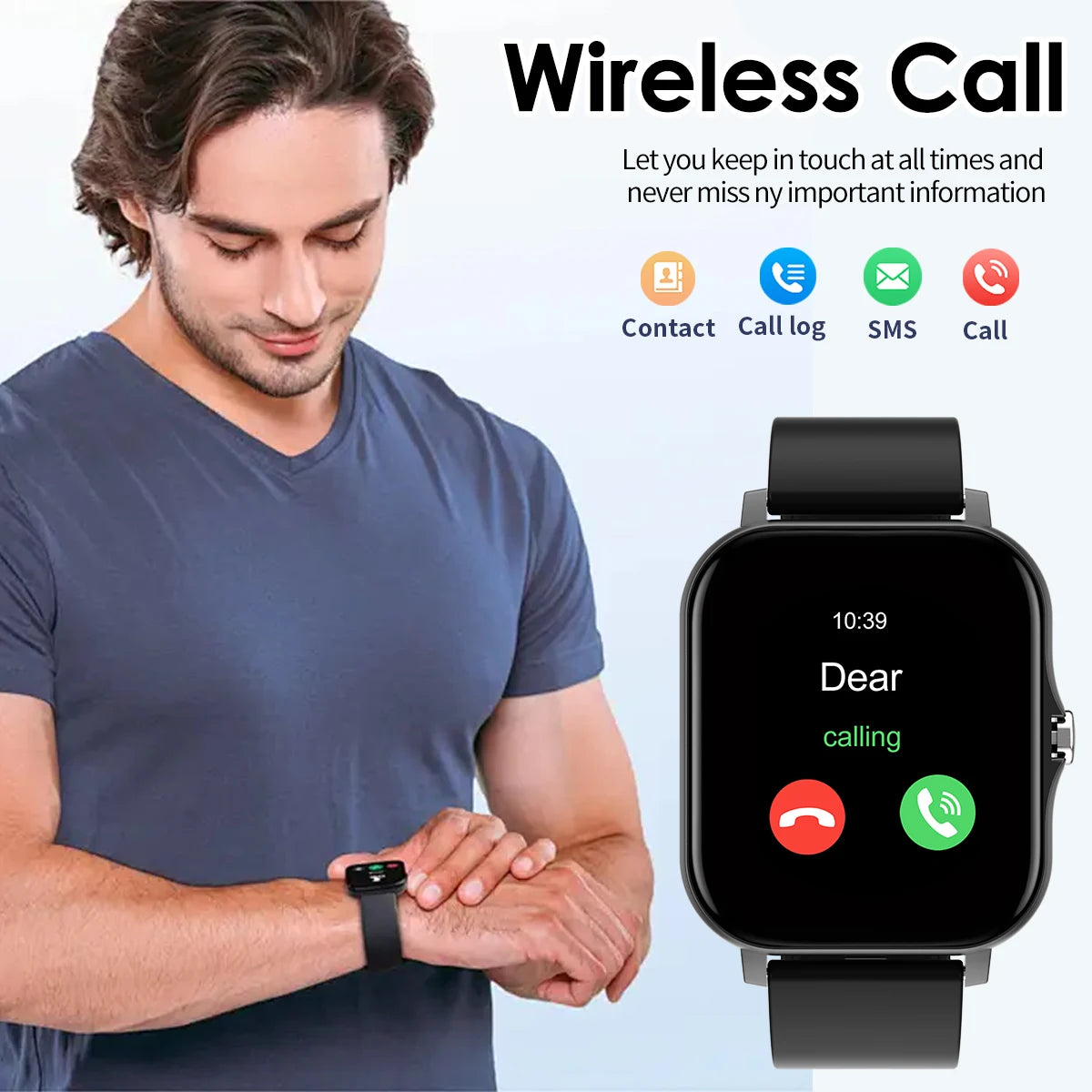 LOMAXFR Smart Watch Bluetooth Call