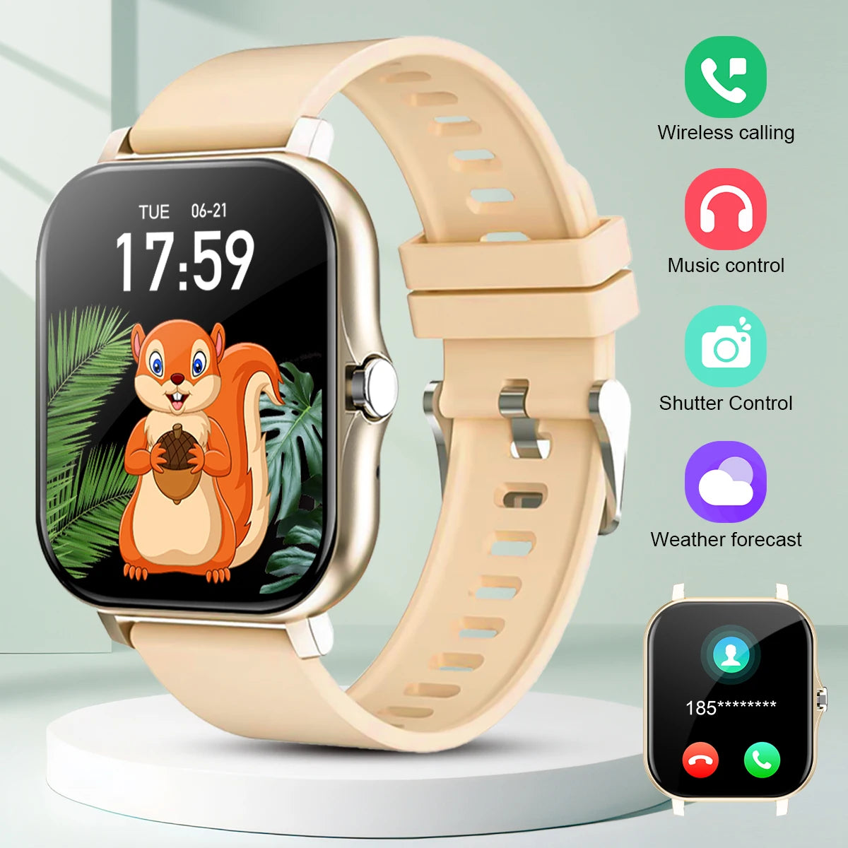LOMAXFR Smart Watch Bluetooth Call