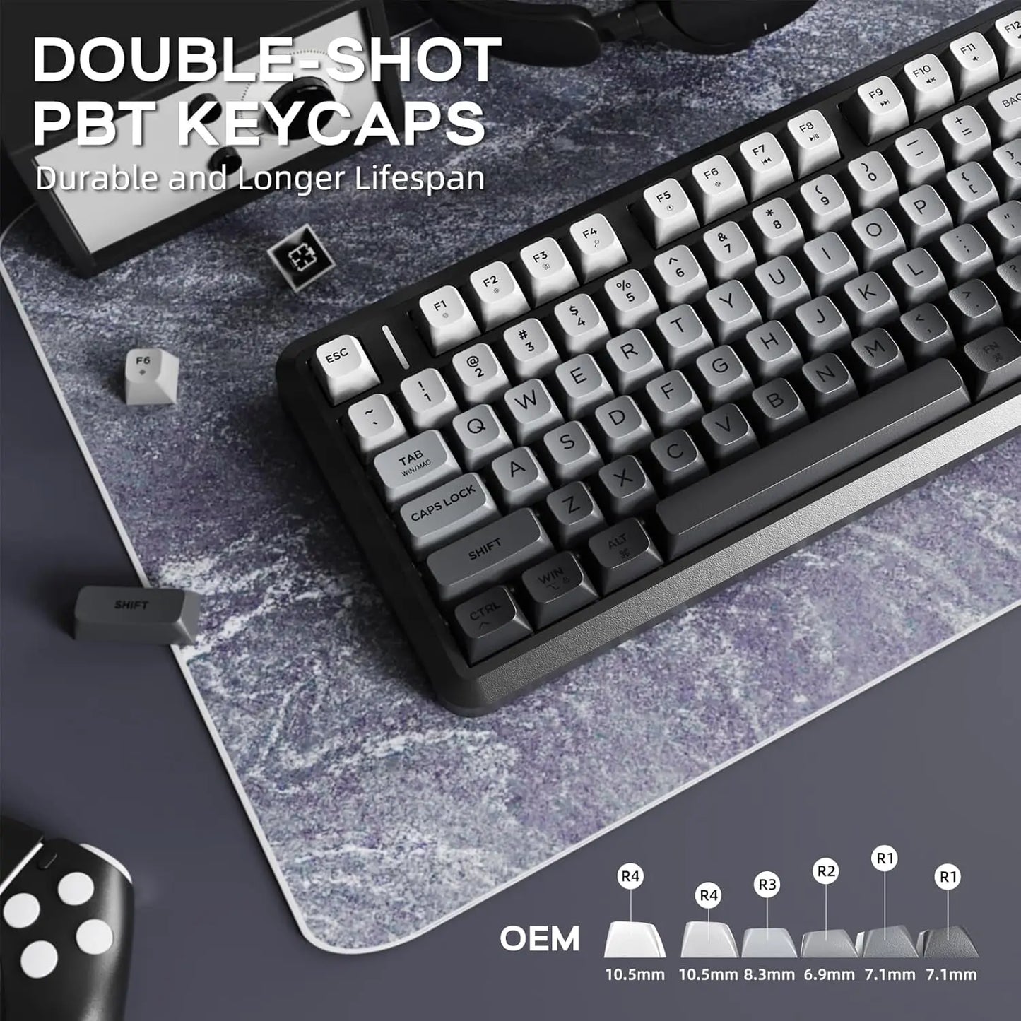 ATTACK SHARK M75 Wireless Membrane Gaming Keyboard