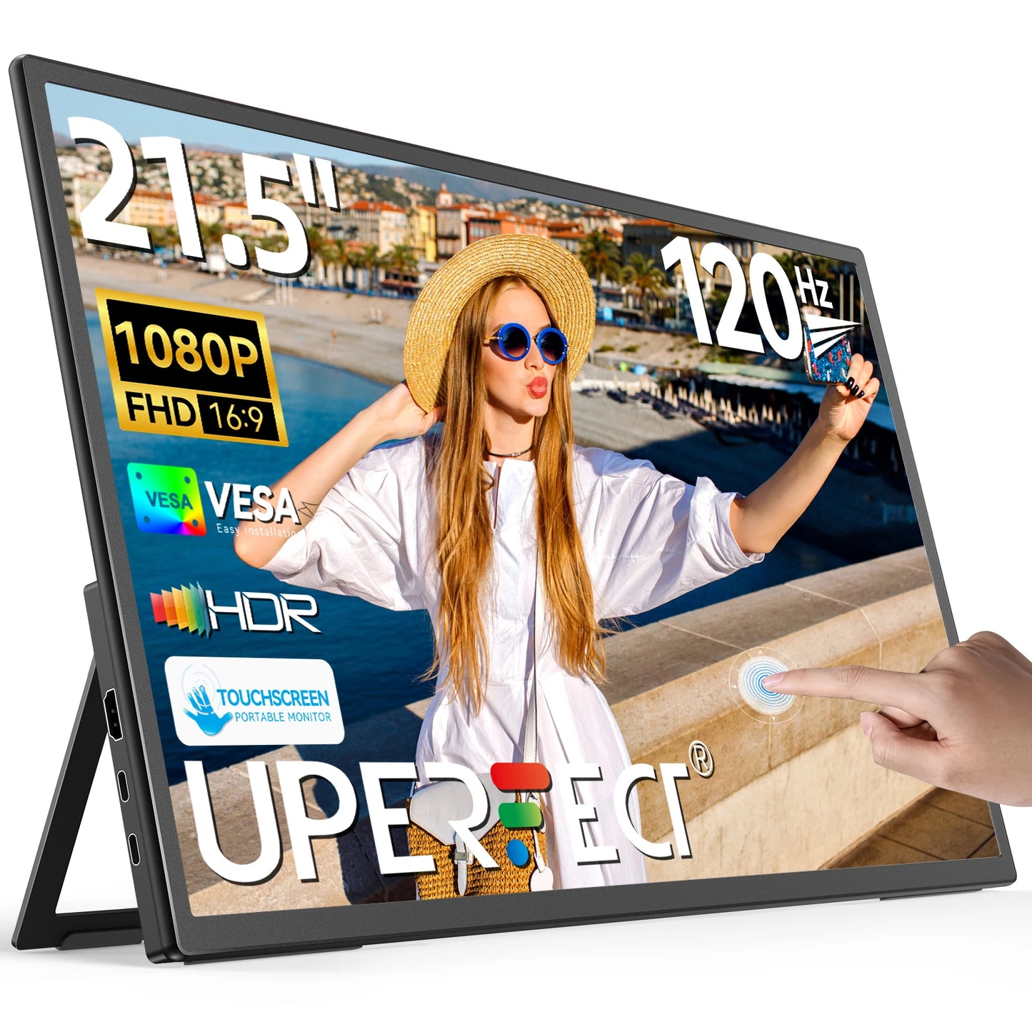 UPERFECT 21.5” 120HZ Touchscreen Portable Monitor