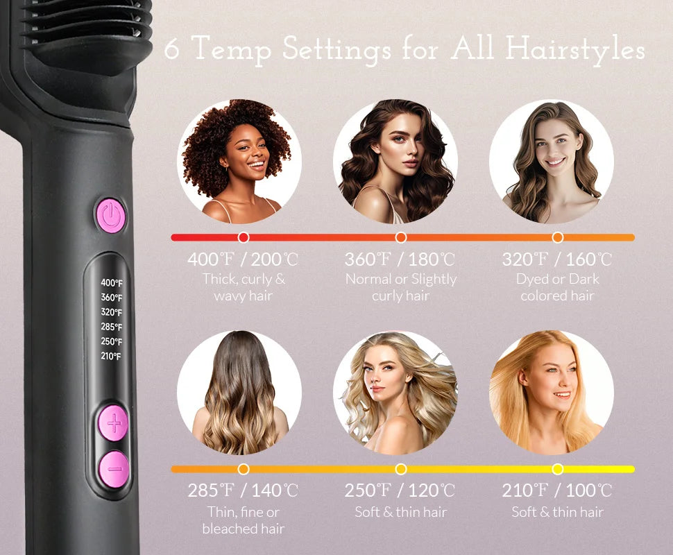 OUDIM Hair Straightener Brush