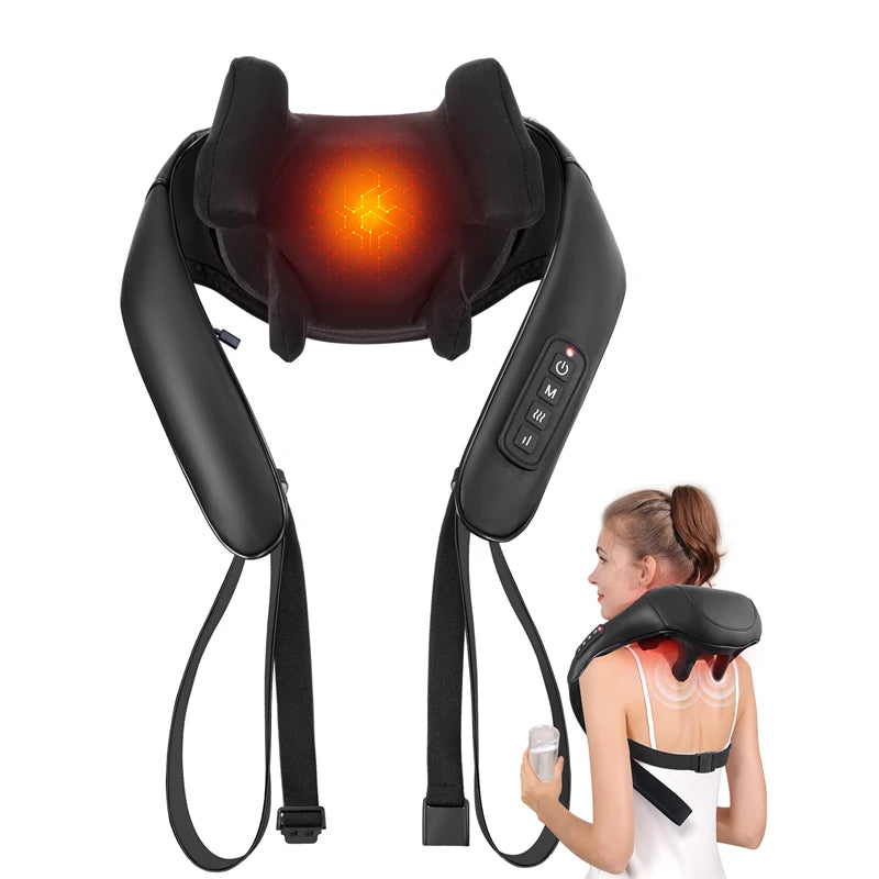 Masgre Shiatsu Back Neck Massager Cordless Shoulder Massager