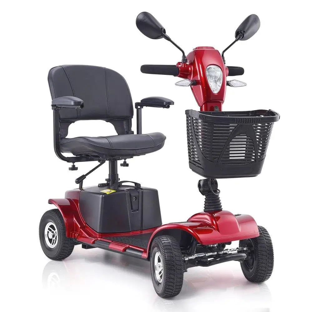 Heavy-Duty 4 Wheel Mobility Scooter for Seniors 12 Mile Range