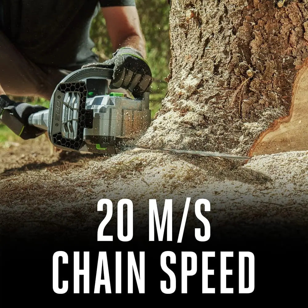 EGO Chain Saw, 16\u201d Battery Powered Chainsaw, Electric Cordless