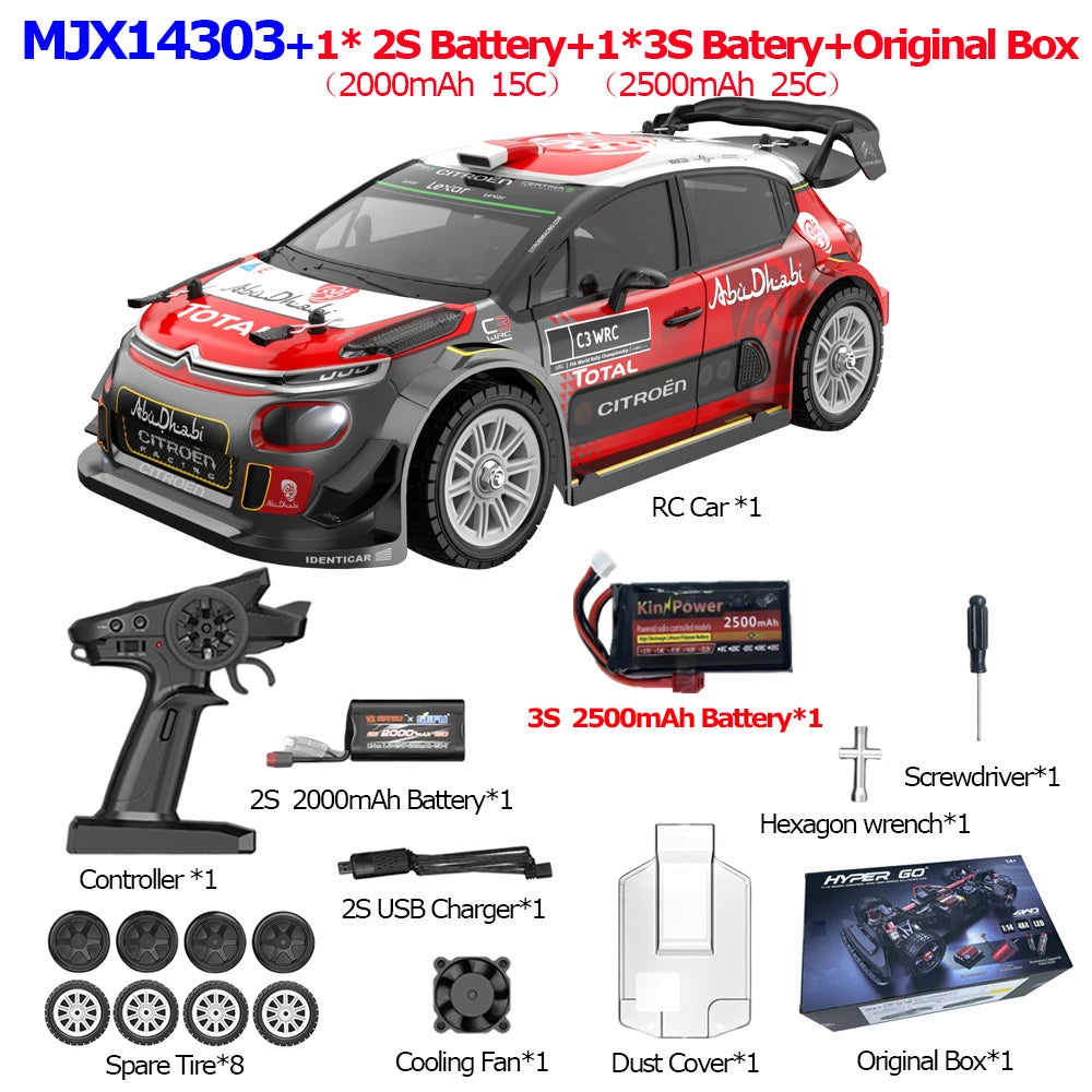 HYPER GO RC MJX 14304 14303 14302 14301 High Speed Drift Car