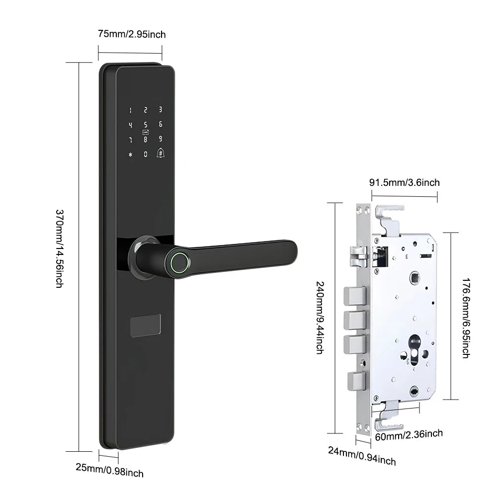 Smart Door Lock TTLock App Fingerprint Password