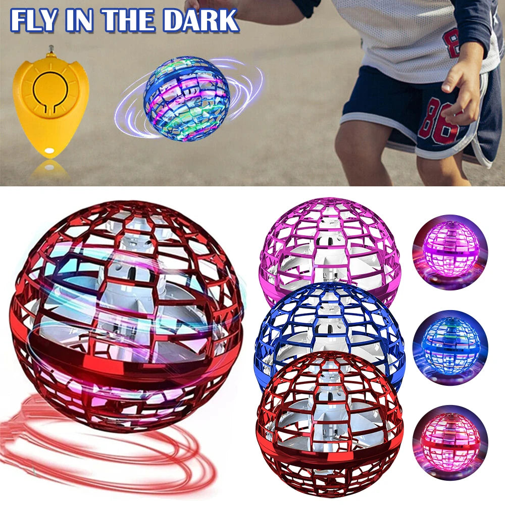 Flying Ball Boomerang Drone LED Lights