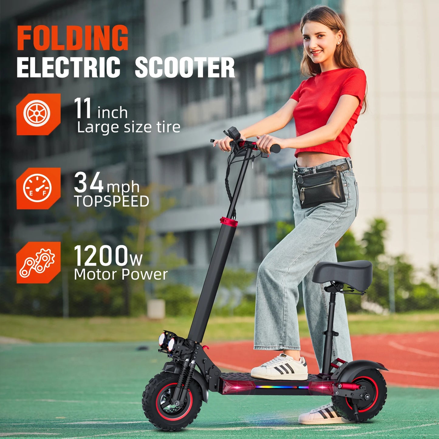 E-Scooter J11MAX Foldable Waterproof Adult Electric Scooter
