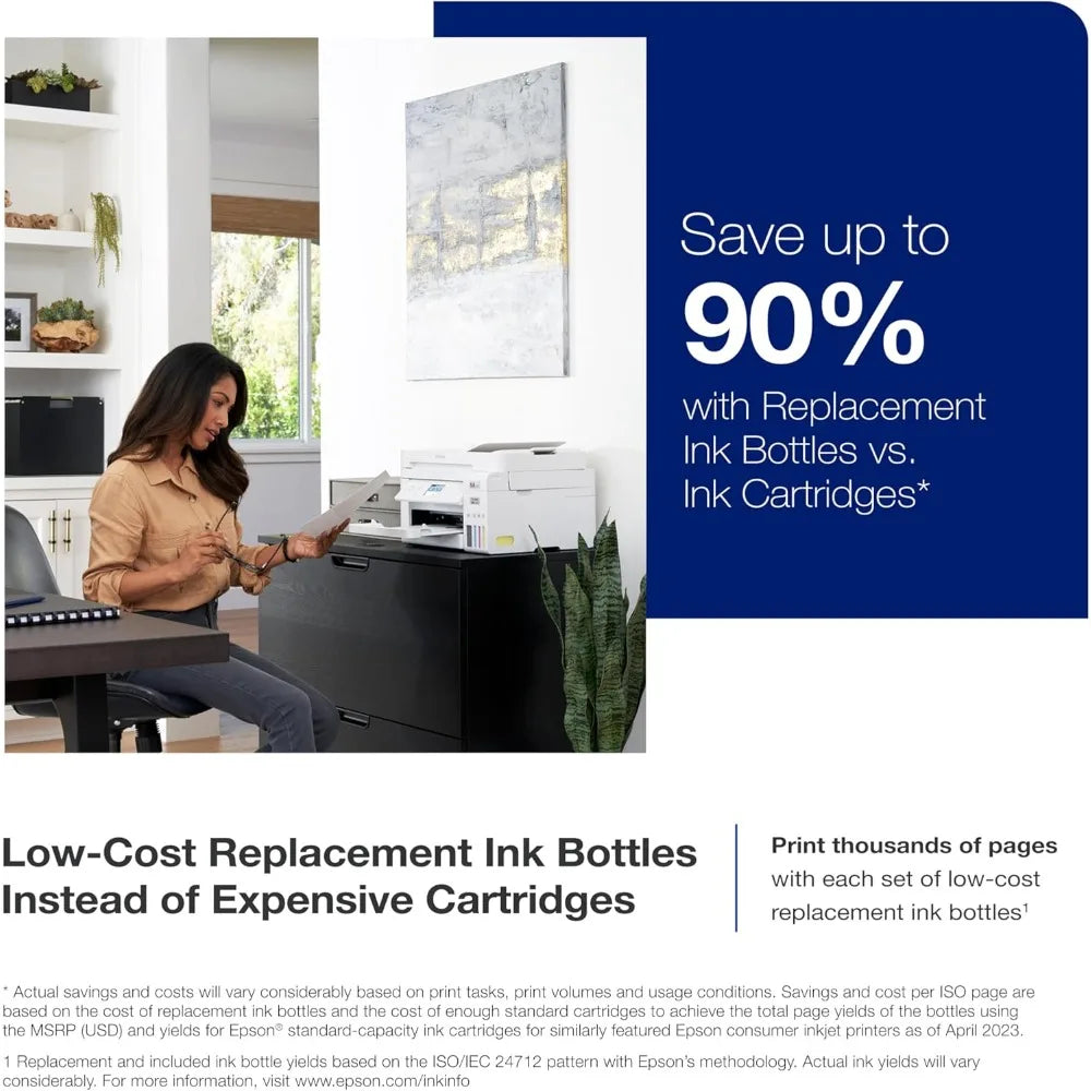 Epson EcoTank ET‑4800 is a cartridge‑free “supertank” all‑in‑one printer