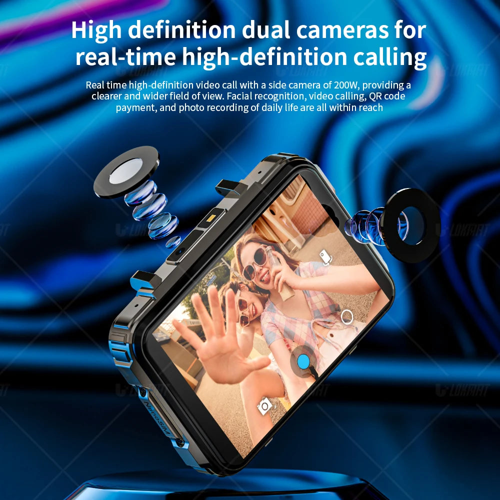 LOKMAT APPLLP 5 MAX Android Watch Phone, Square Big Screen