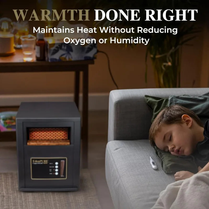 EdenPURE CopperSMART Electric Space Heater - ETL Listed