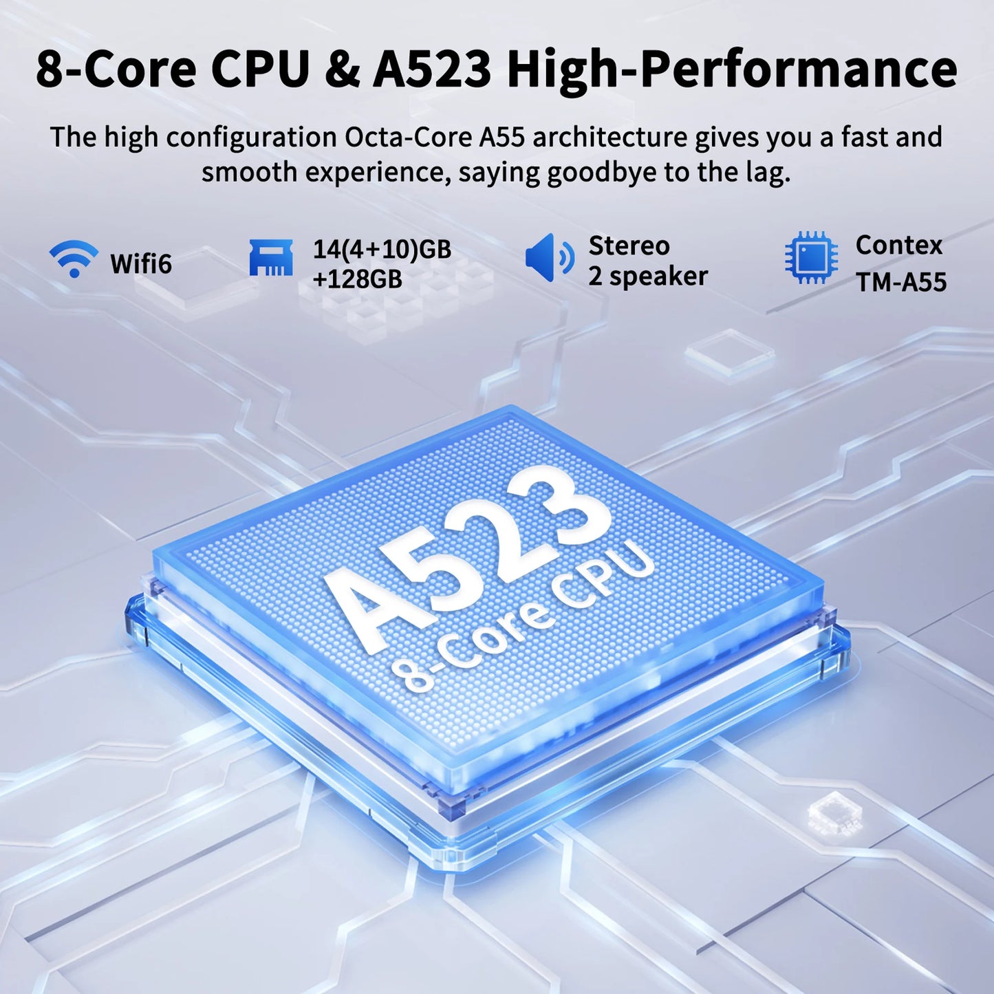 AEEZO C108 10.1 Inch Tablet Octa-Core Processor 10GB RAM 128GB ROM