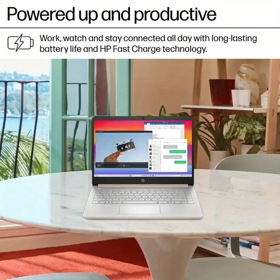 HP 14" HD Business Laptop, Intel Processor N150