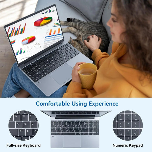 AEEZO-US C-S156 15.6"Laptop Computer Windows 11