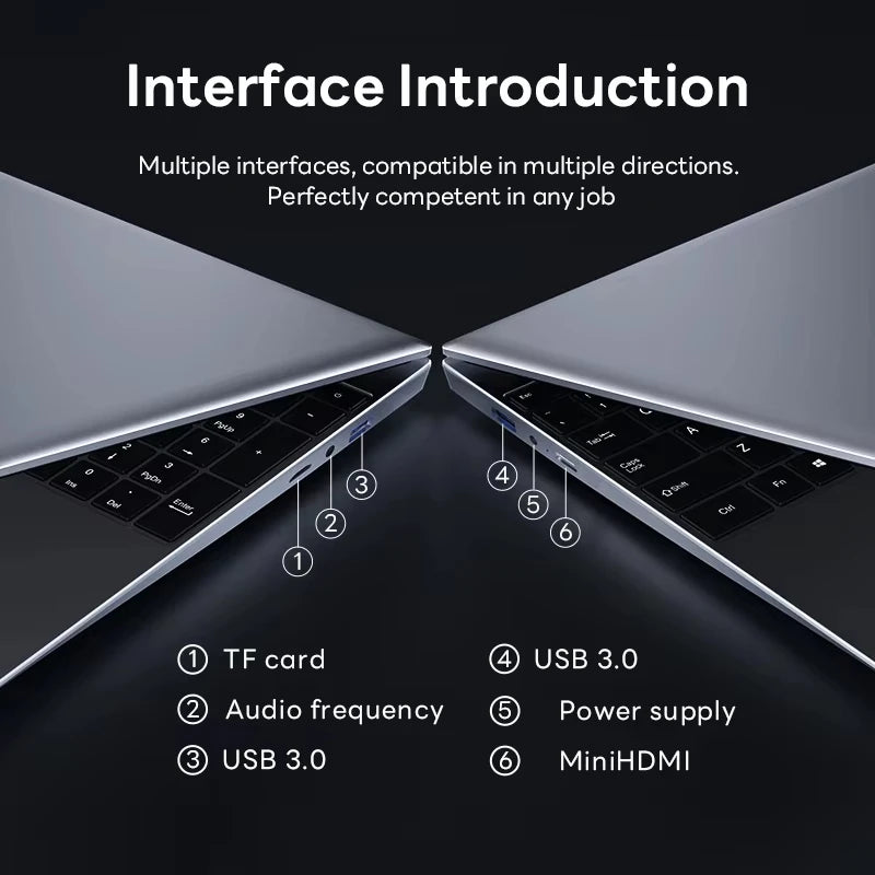 Xia Man Windows 11 15.6" Ultra Slim Portable Laptop