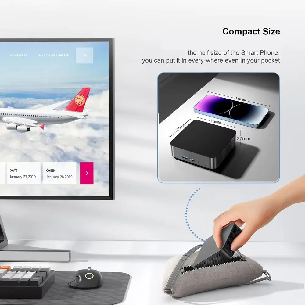 XIA MAN Portable Mini PC Intel i9 8950HK/i3 6100U