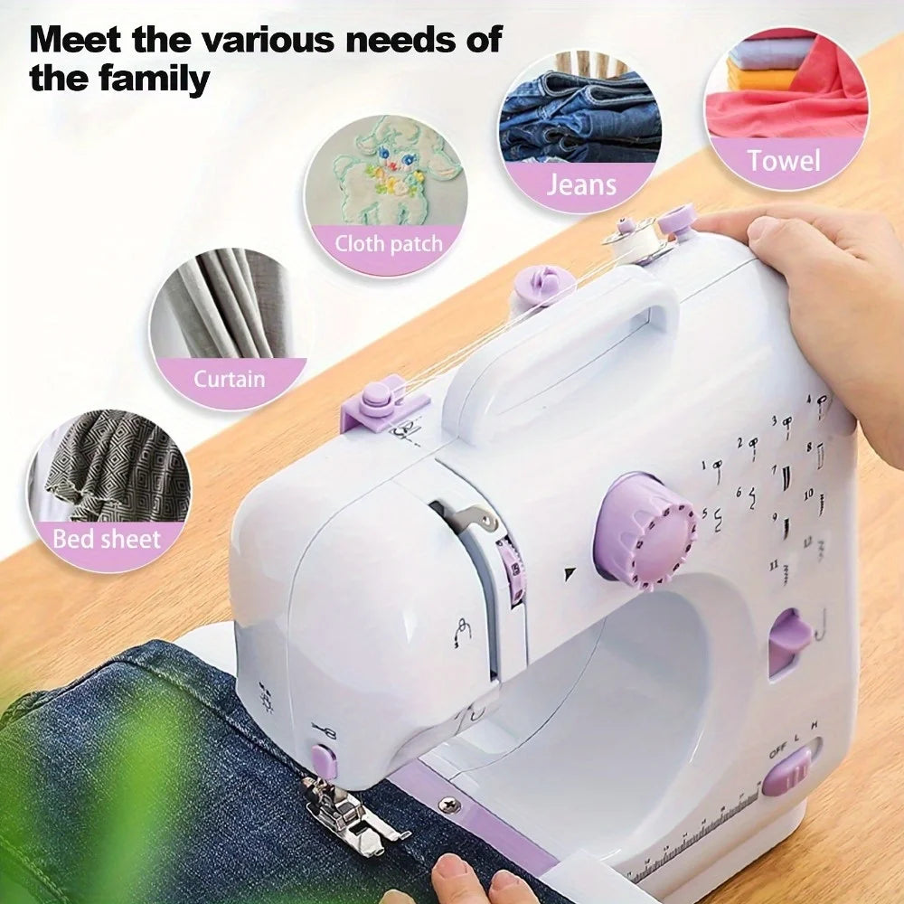 SM 505A Electric Sewing Machine with Extension Table, Foot Pedal