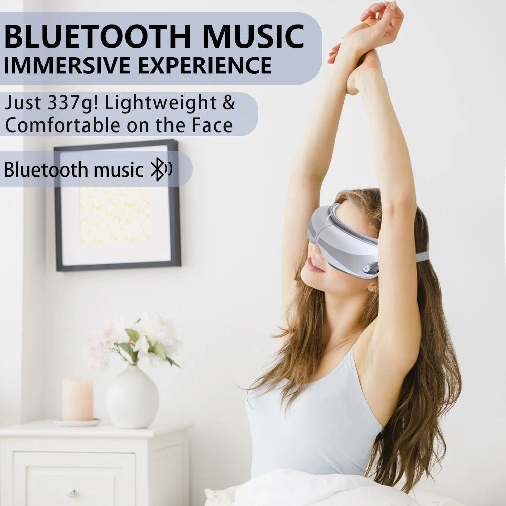 Eye Massager, Timed Wireless Remote Control, Music Function,