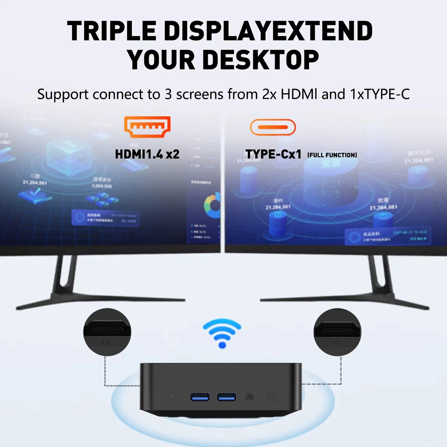 XIA MAN 2026 Portable i9 Mini PC Computer Windows 11 Intel Core i9