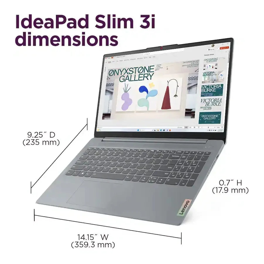Lenovo IdeaPad Slim 3i 15.6" Full HD Laptop, Intel Core I3-N305