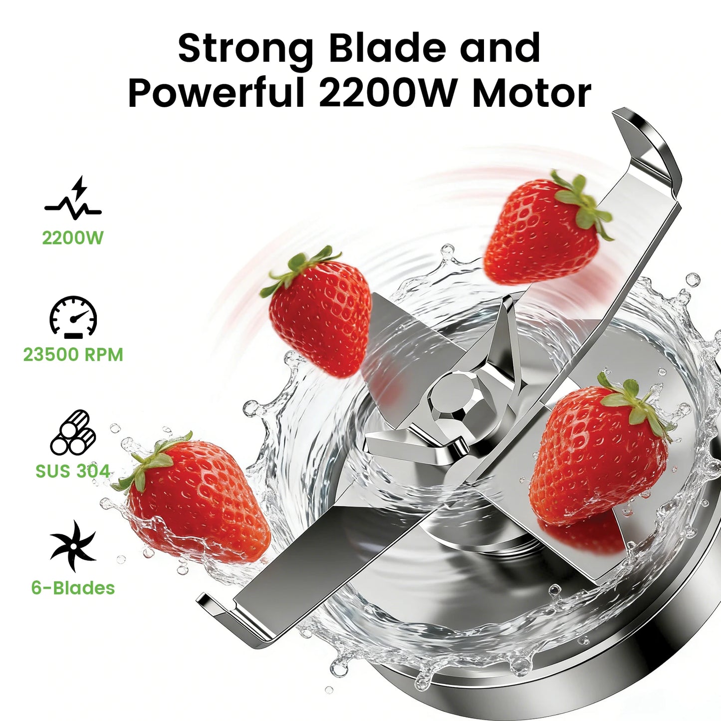 SHICUO 68oz Commercial Blender with Quiet Shield