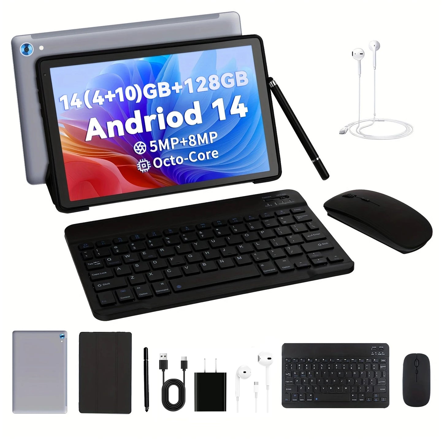 AEEZO C108 10.1 Inch Tablet Octa-Core Processor 10GB RAM 128GB ROM