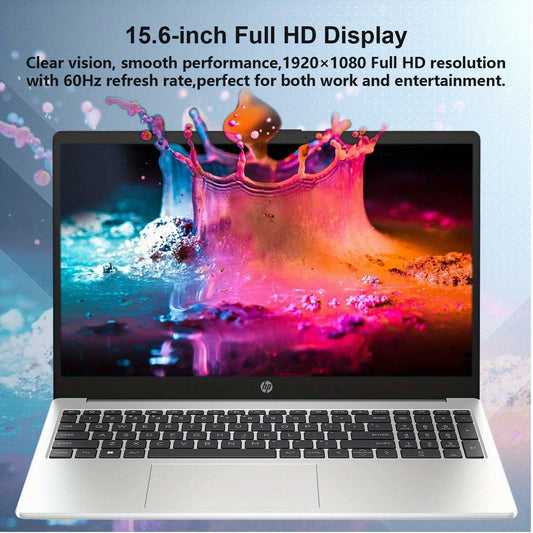 HP 255 G10 15.6" FHD Business Laptop, AMD Ryzen 5 7530U