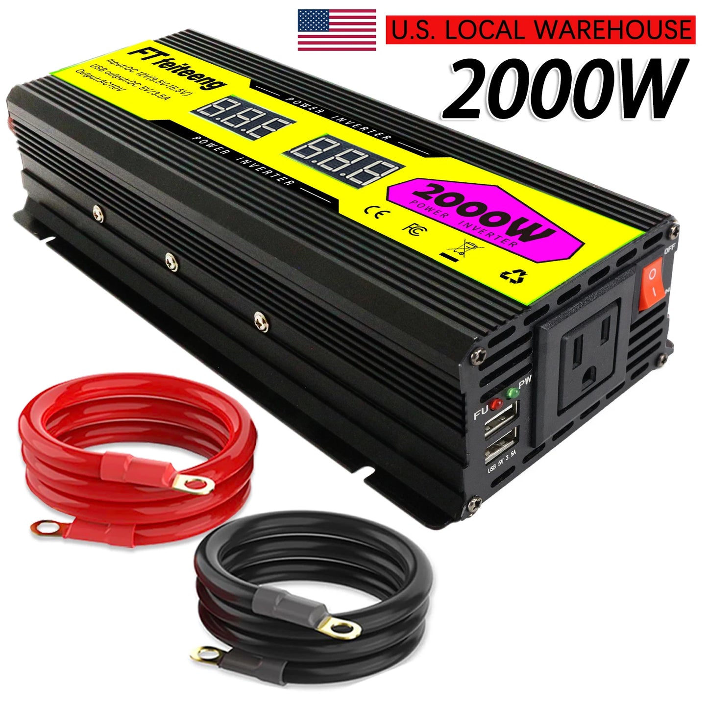 FT FEITEENG 2000W 1000W Power Inverter
