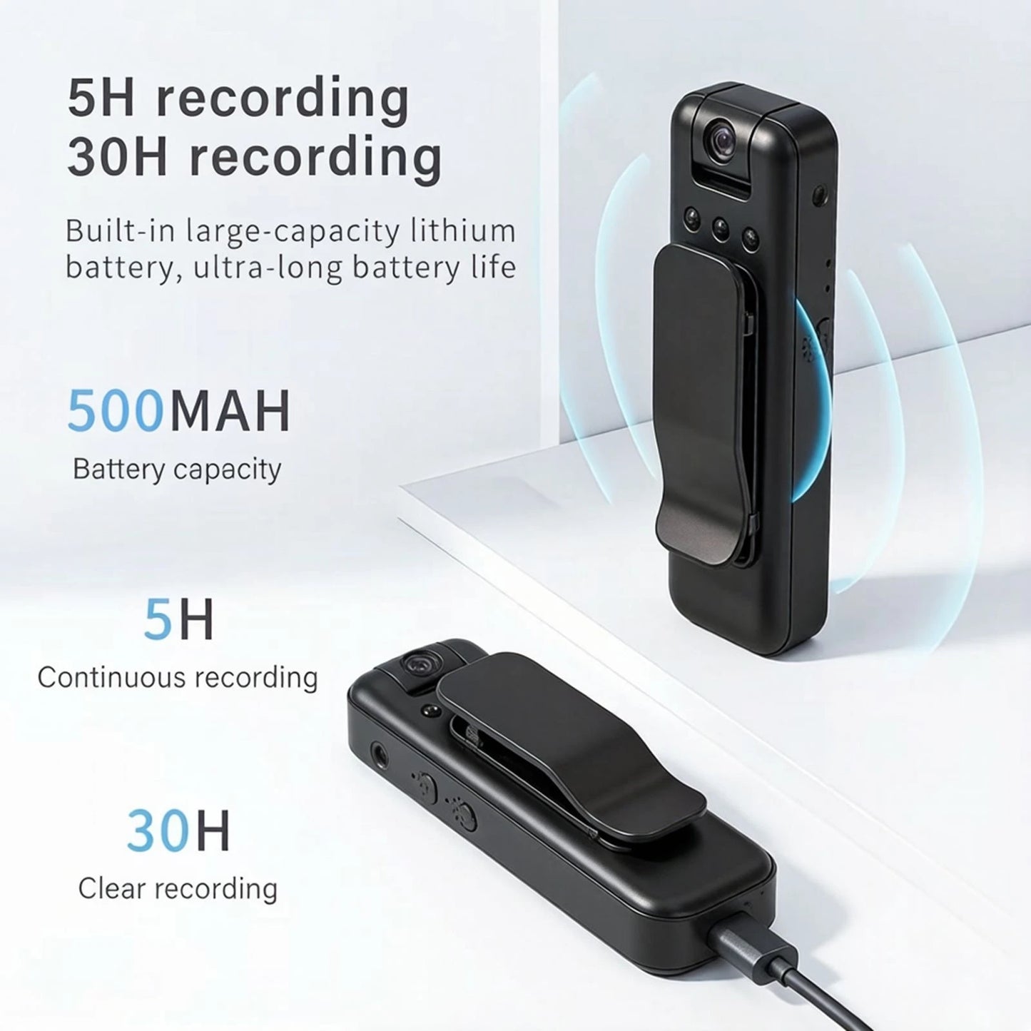 4K Thumb-sized Action Cam, Hands-free