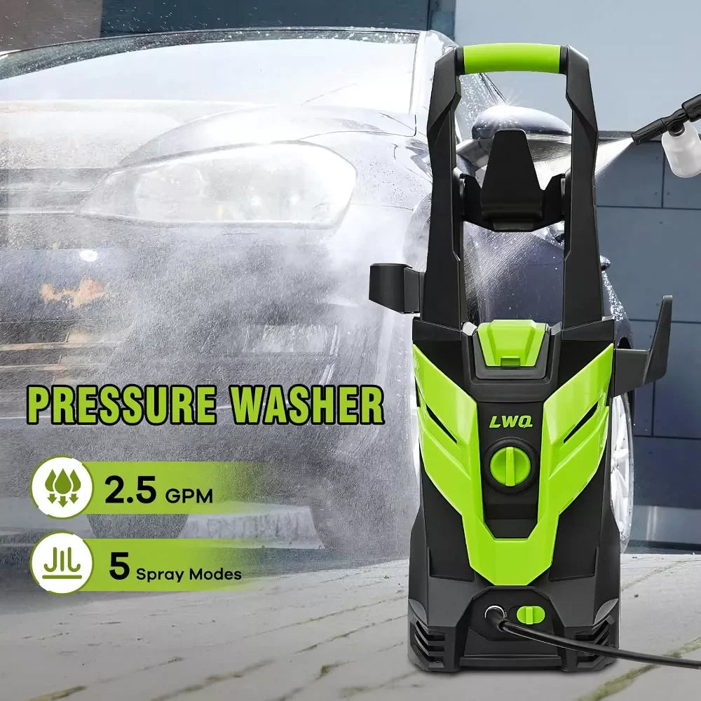 LWA Electric Pressure Washer Super Strong Pressure Washer with Foam Cannon