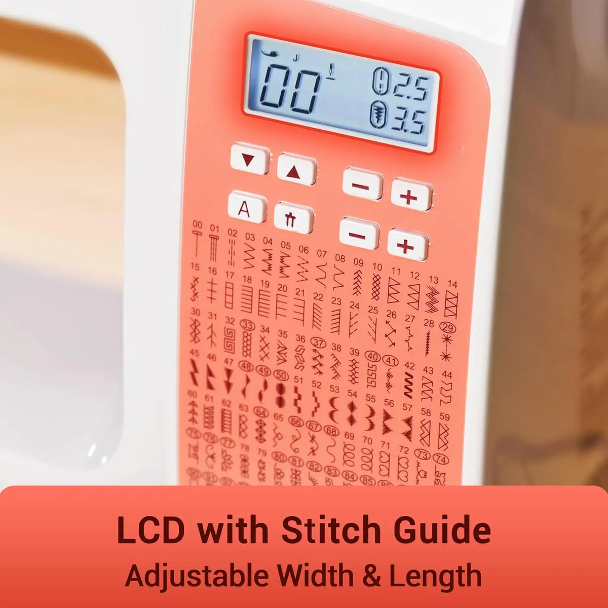 Poolin EOC02RE Sewing Machine for Beginners