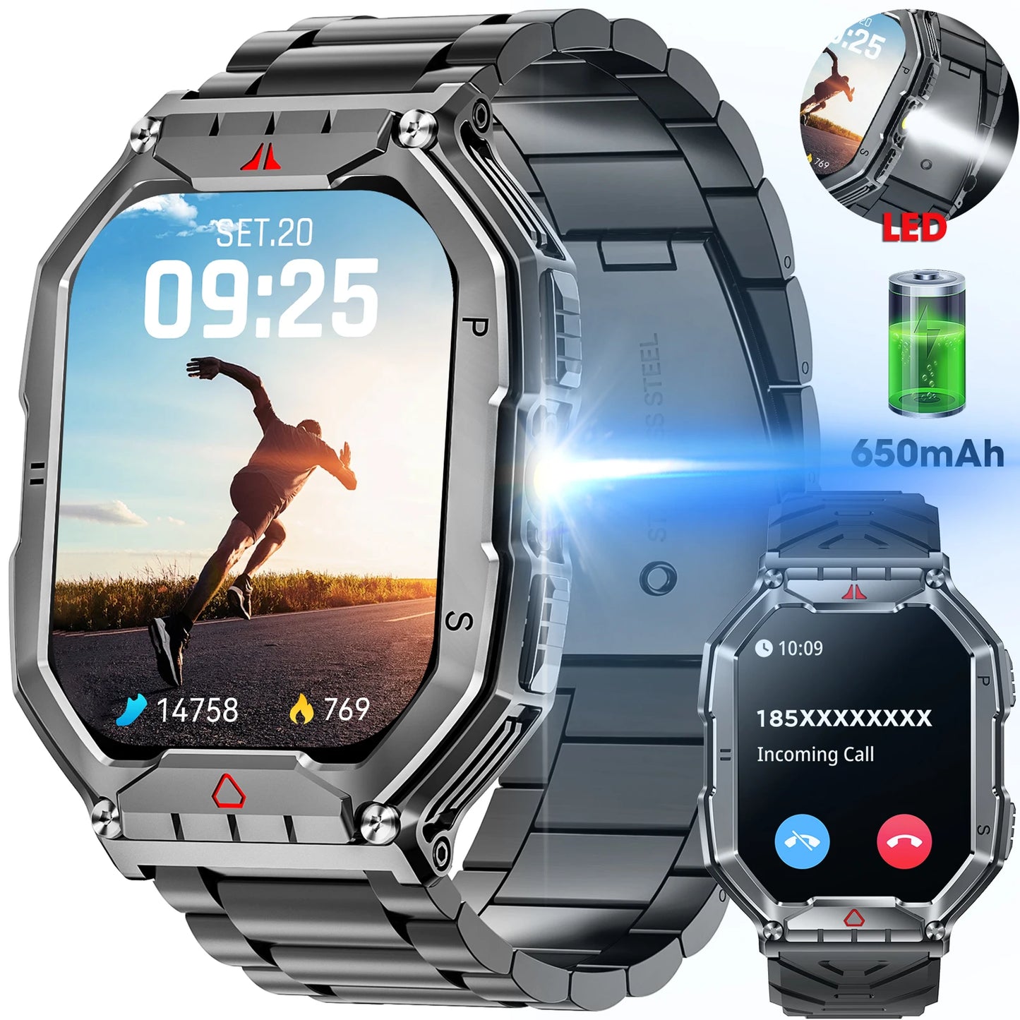 2026 Fashion 2.1 Inch AMOLED Smart Watch