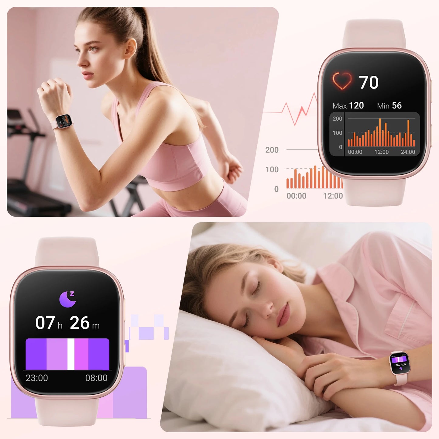 2026 Smart Watch Men 1.83" HD Screen Bluetooth Call
