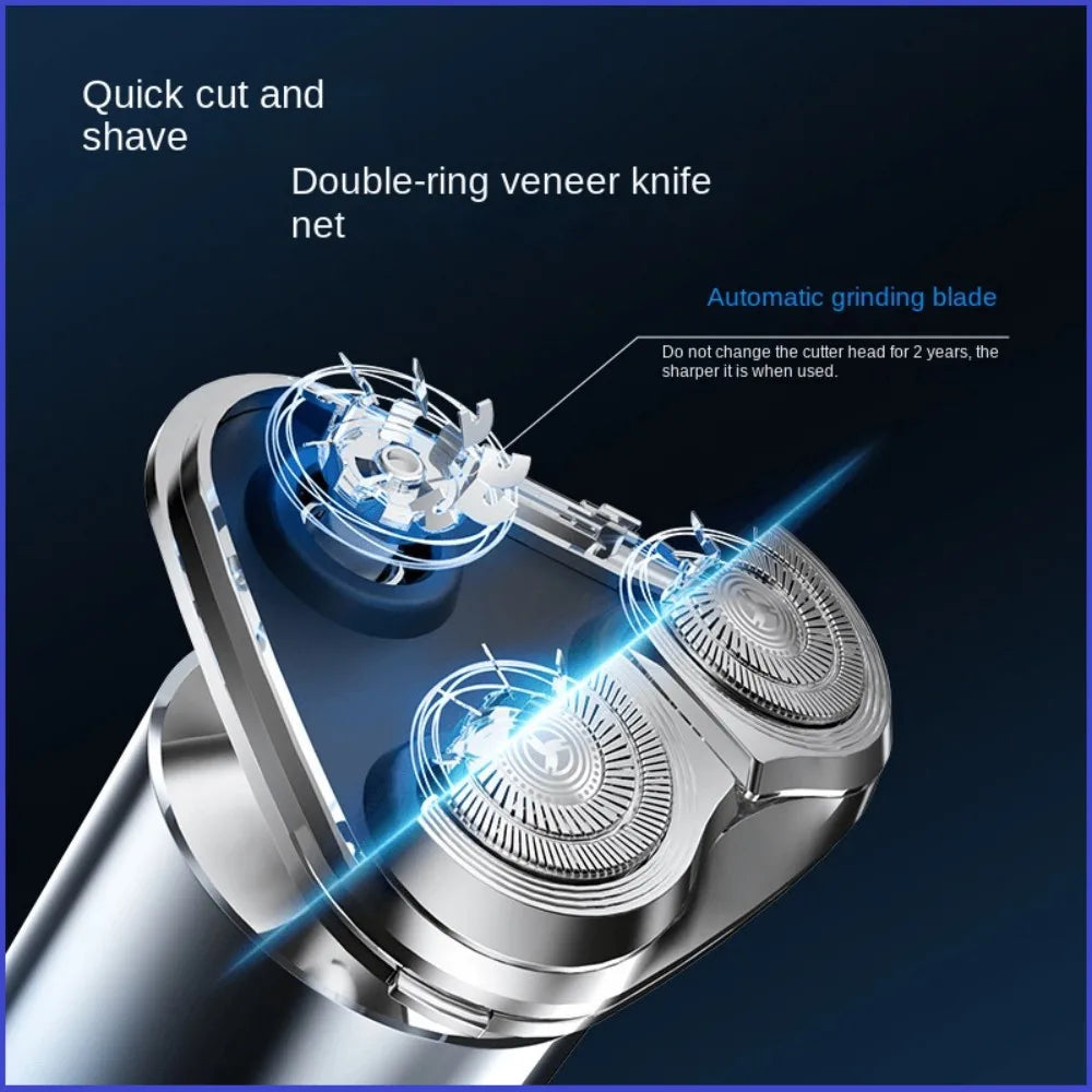 2026 Men's Electric Shaver Triple Head Razor