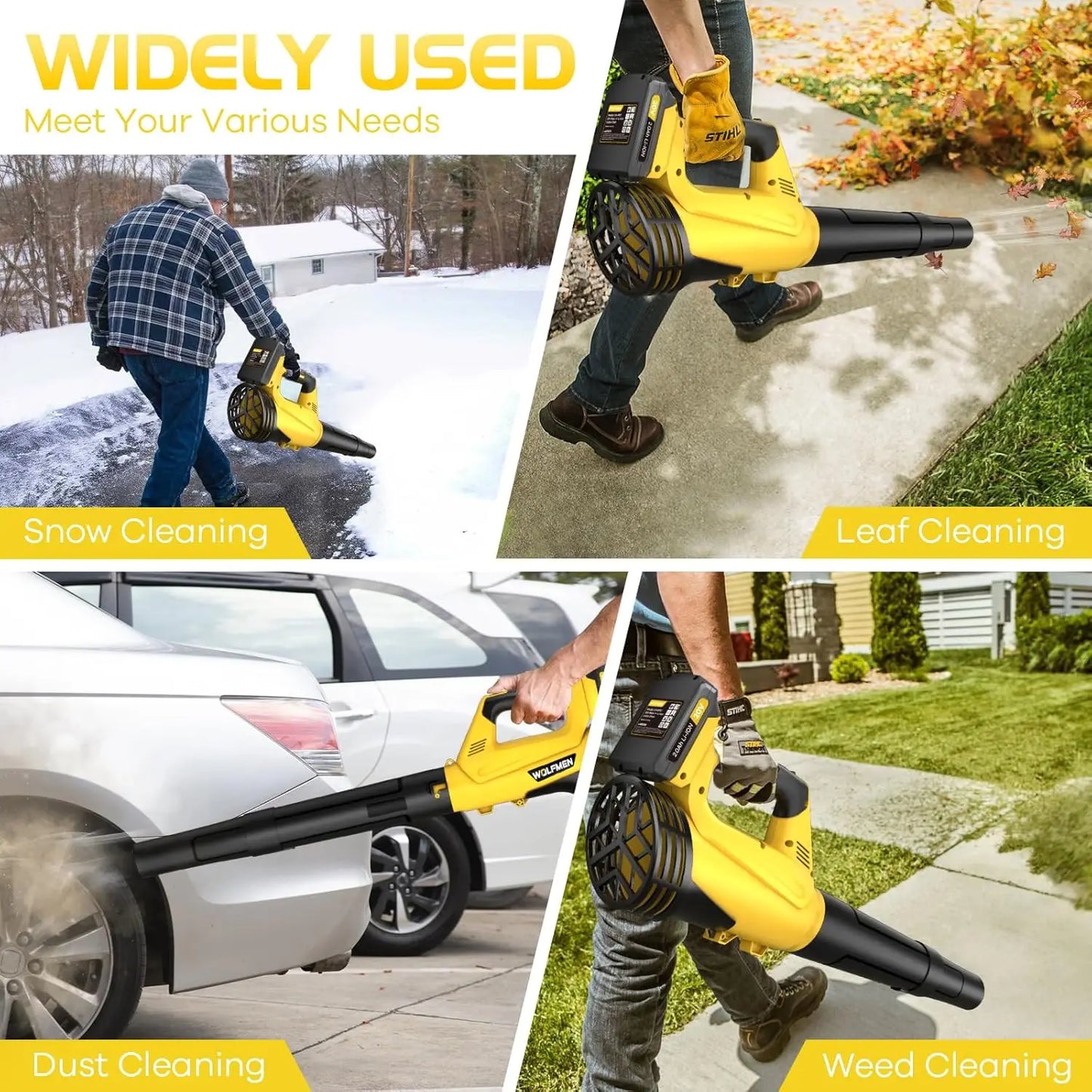 Tolife 20V Cordless Leaf Blower