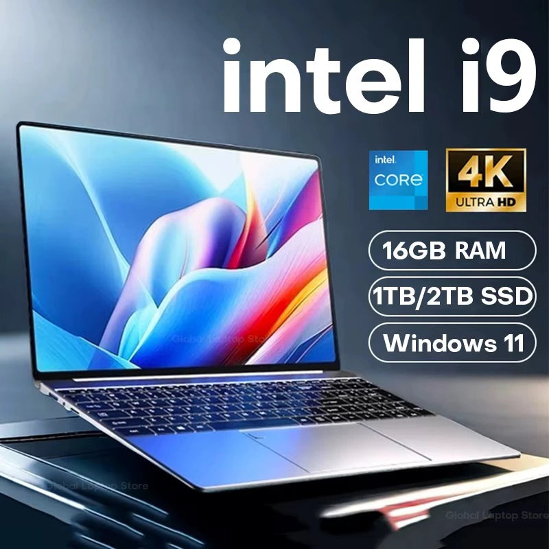 XIA MAN 2026 15.6" Windows 11 Pro Laptop Computer Intel Core i9 PC