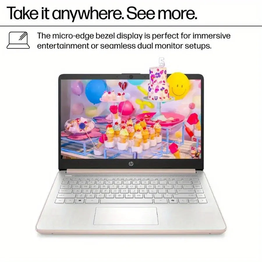 HP 14" HD Business Laptop, Intel Processor N150