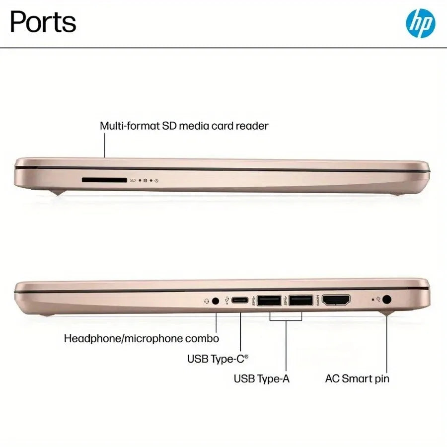 HP 14" HD Business Laptop, Intel Processor N150