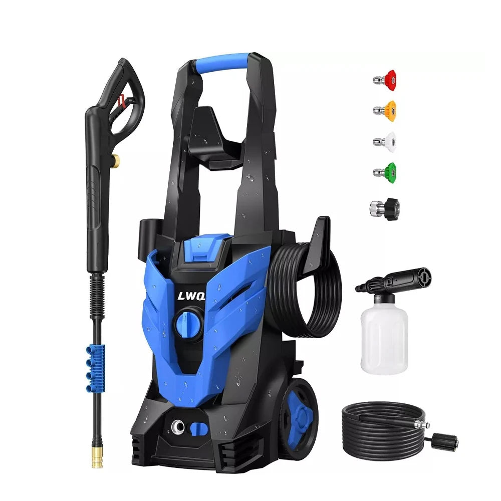 LWA Electric Pressure Washer Super Strong Pressure Washer with Foam Cannon